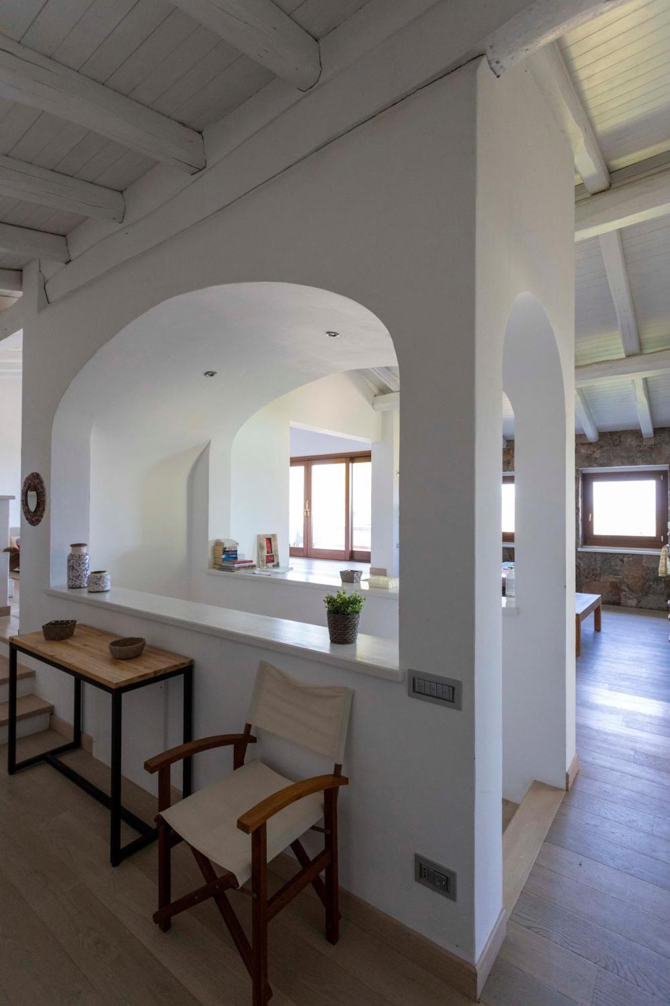 Villa Alba Esclusiva Villa Con Piscina A Sfioro E Vista Mozzafiato Sul Mare Cugnana Exteriör bild
