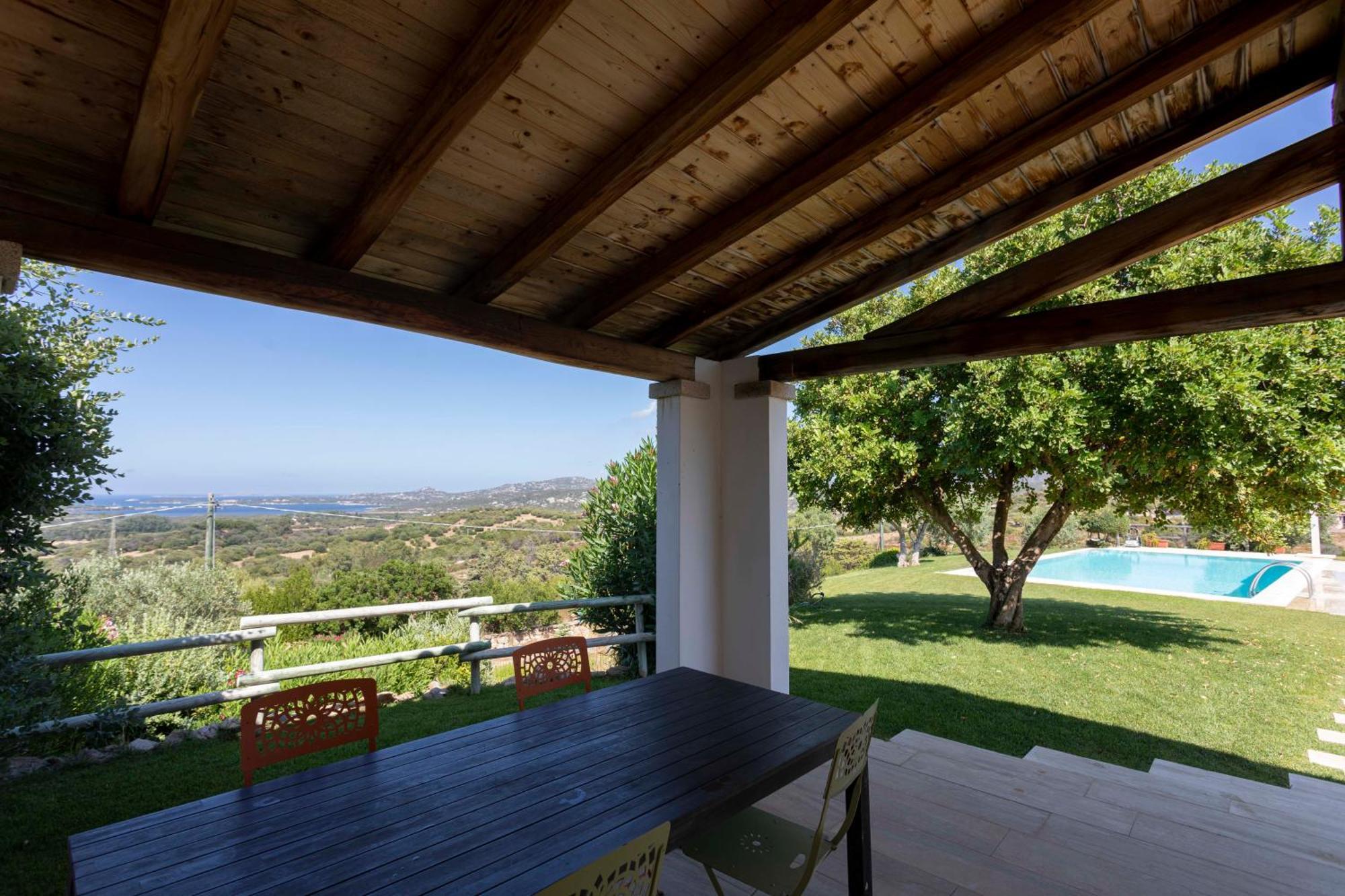Villa Alba Esclusiva Villa Con Piscina A Sfioro E Vista Mozzafiato Sul Mare Cugnana Exteriör bild