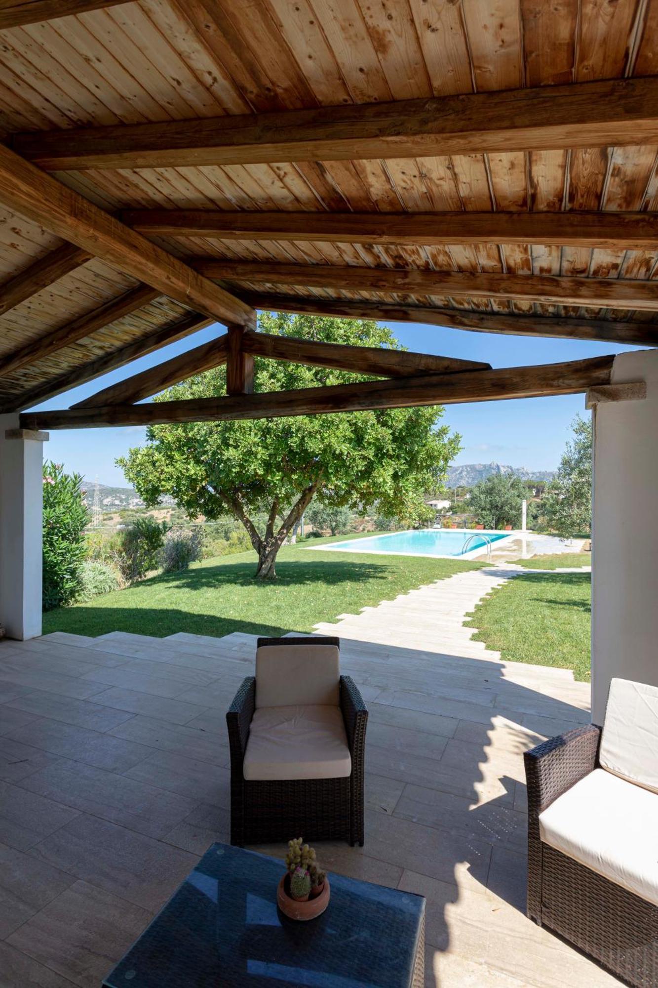 Villa Alba Esclusiva Villa Con Piscina A Sfioro E Vista Mozzafiato Sul Mare Cugnana Exteriör bild