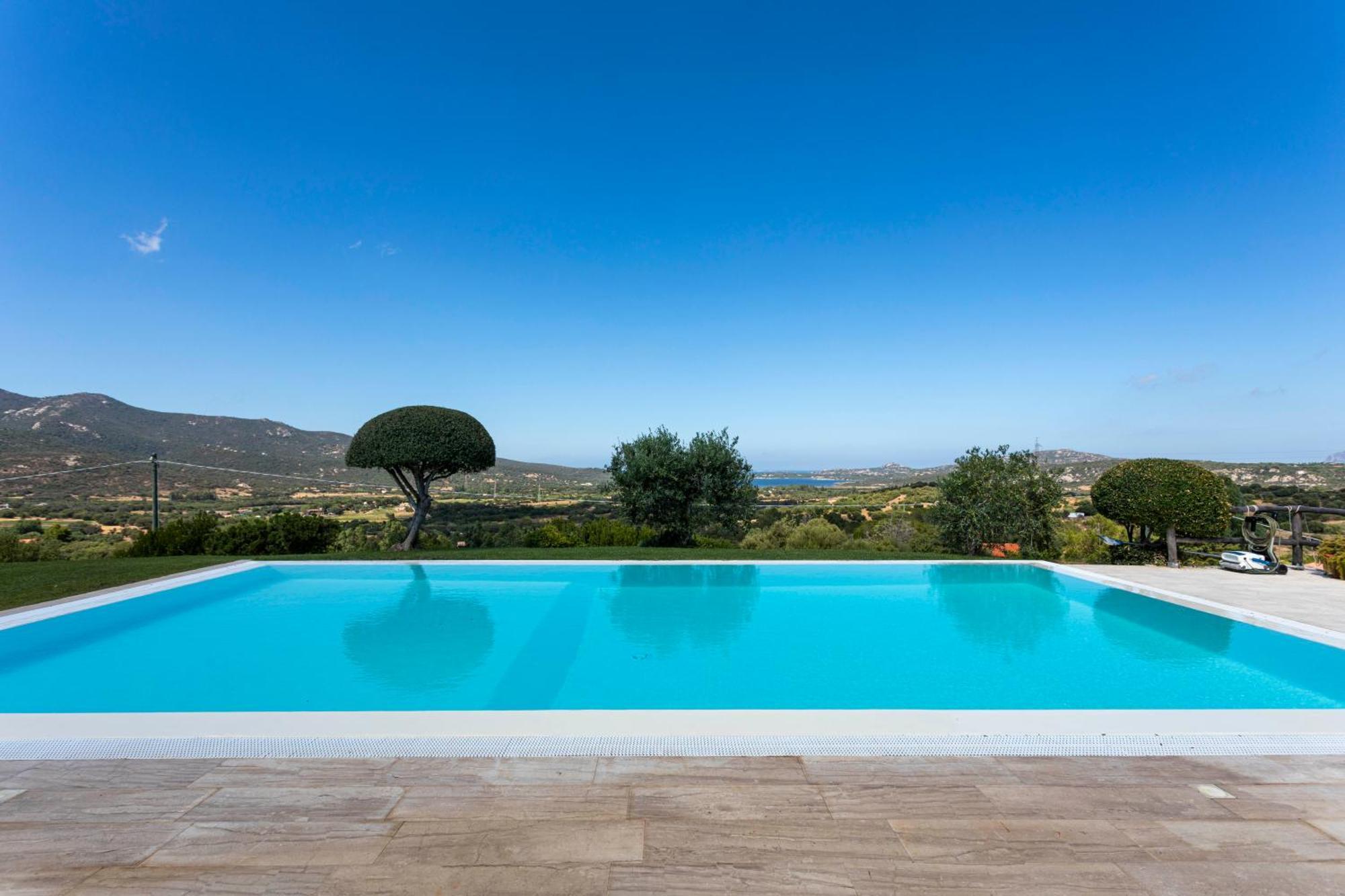 Villa Alba Esclusiva Villa Con Piscina A Sfioro E Vista Mozzafiato Sul Mare Cugnana Exteriör bild