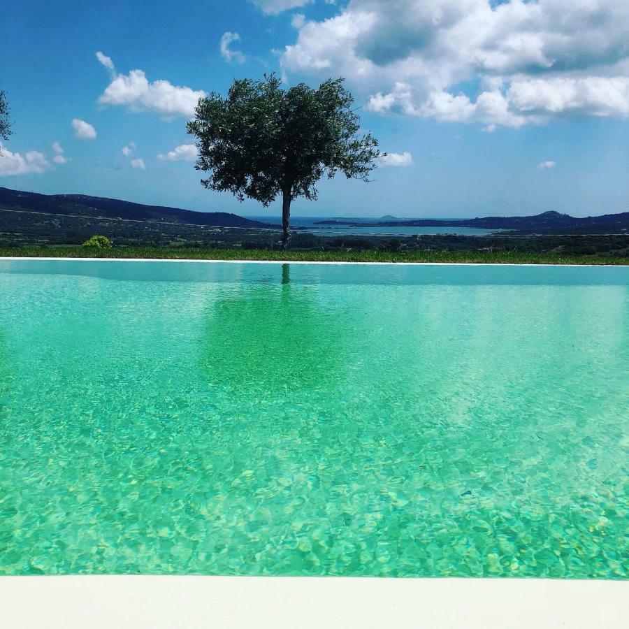 Villa Alba Esclusiva Villa Con Piscina A Sfioro E Vista Mozzafiato Sul Mare Cugnana Exteriör bild