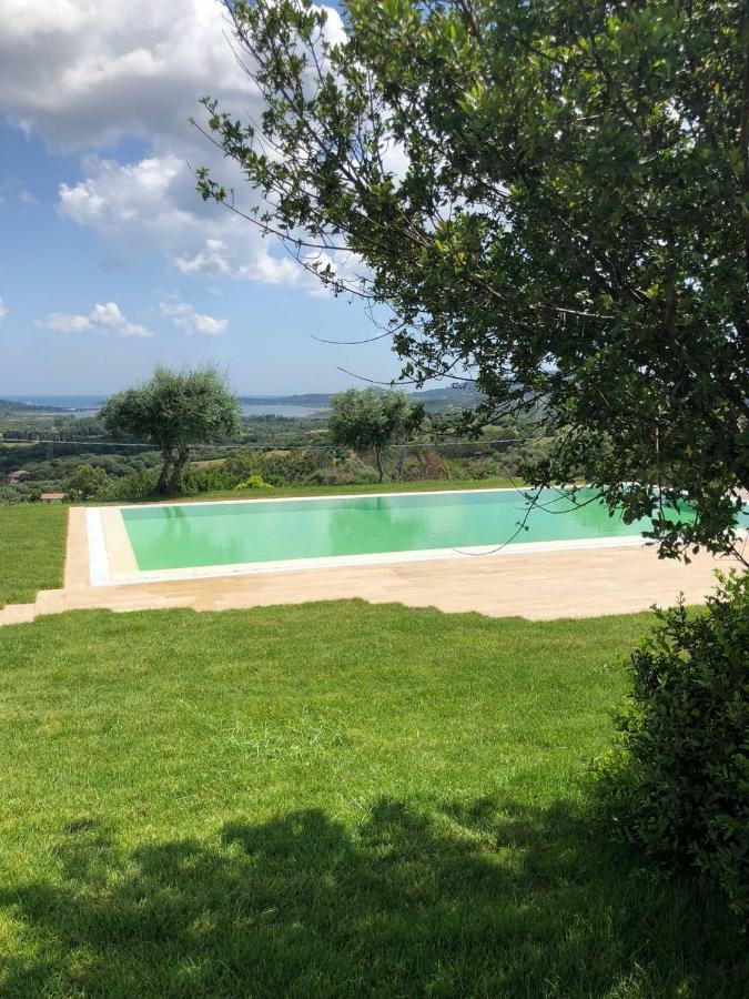 Villa Alba Esclusiva Villa Con Piscina A Sfioro E Vista Mozzafiato Sul Mare Cugnana Exteriör bild